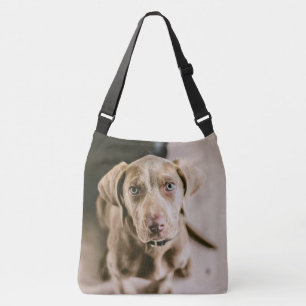 Dog portret crossbody tas