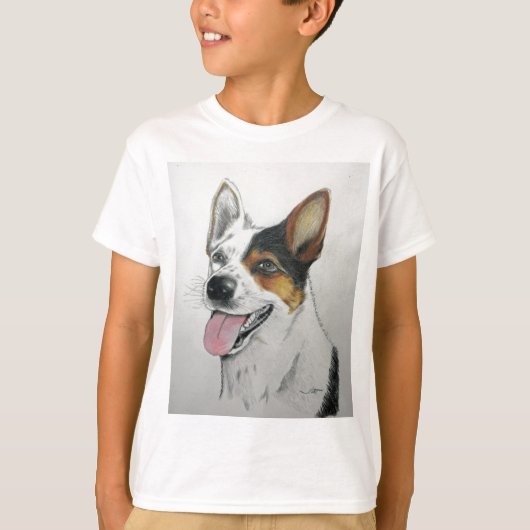 Dog portret van Jim Ott T-shirt (Voorkant)