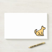 Dog Post-it® Notes (Op bureau)