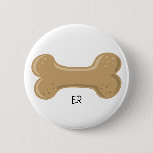 Dog Pound_Bone Ronde Button 5,7 Cm (Voorkant)