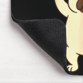 Dog Pug Funny 67 Meme Six Seven  Muismat (Hoek)