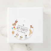 Dog Puppy Birthday Party Bedankjes Labels (In situ)