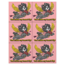 Dog Puppy Classroom Valentine Sheets