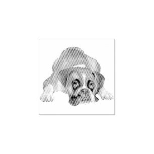Dog Puppy Cutest Baby Boxer Rubberstempel