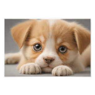 Dog Puppy Foto Afdruk