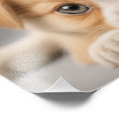 Dog Puppy Foto Afdruk (Hoek)