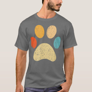 Dog Puppy Paw Print Dog Mam Cute Hondenliefhebber T-shirt