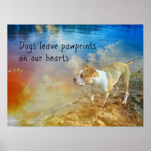 Dog Quote Poster - Honden laten afdrukken