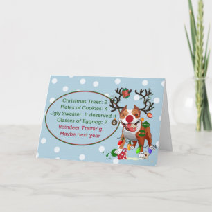 Dog Rescue Holiday Card Feestdagen Kaart