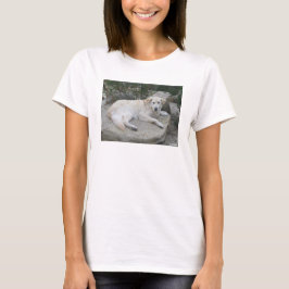Dog Resting On A Rock T-shirt