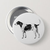 Dog Ronde Button 7,6 Cm (Voorkant /achterkant)