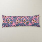 Dog roos patroon lichaamskussen (Achterkant)