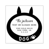 DOG 	RUBBERSTEMPEL (Afrduk)