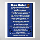 Dog Rules - Poster (Voorkant)