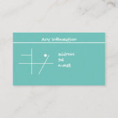 Dog run Cafe Visitekaartje (Achterkant)