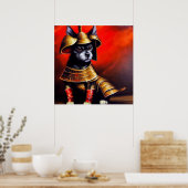 Dog Samurai Poster (Keuken)