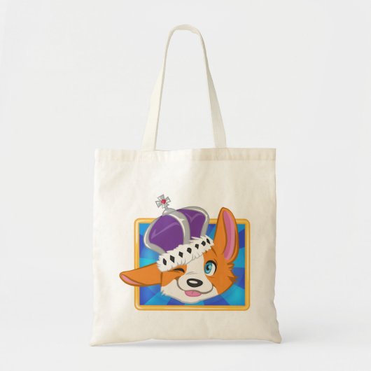 Dog Save the Queen-Game Icon Tote Bag (Voorkant)
