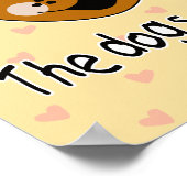 Dog Says Wof Poster (Hoek)