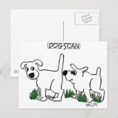Dog Scan! Briefkaart (Voorkant / Achterkant)