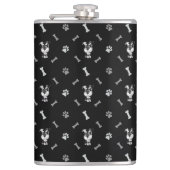 Dog Schnauzer Heupfles (Voorkant)