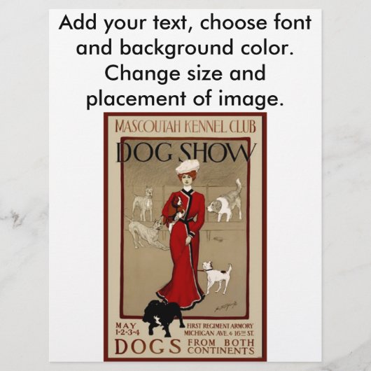 Dog Show Flyer (Voorkant)