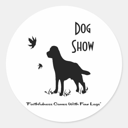 Dog Show Stickers (Voorkant)