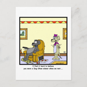 Dog-Show Winner: Dog cartoon Briefkaart