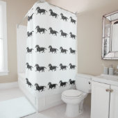 Dog Shower Curtain - Dachshund Douchegordijn (In situ)