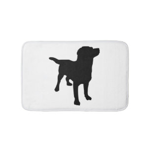 Dog Silhouette Badmat
