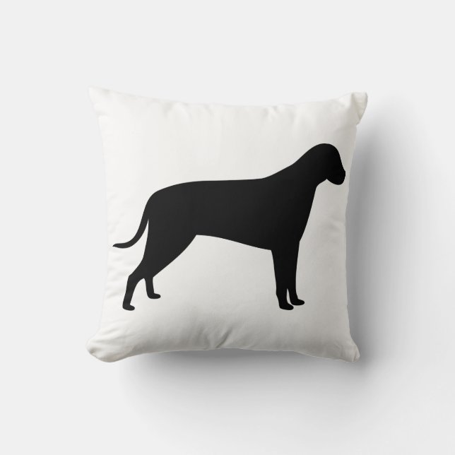 Dog Silhouette Kussen (Voorkant)