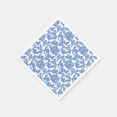 Dog silhouette Pattern.White.03 Lblue BG Servet (Hoek)