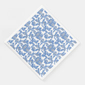 Dog silhouette Pattern.White.03 Lblue BG Servet (Hoek)