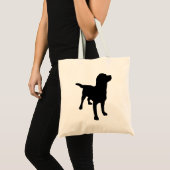 Dog Silhouette Tote Bag (Voorkant (product))