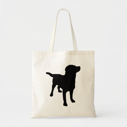 Dog Silhouette Tote Bag (Voorkant)