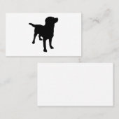 Dog Silhouette Visitekaartje (Voorkant / Achterkant)