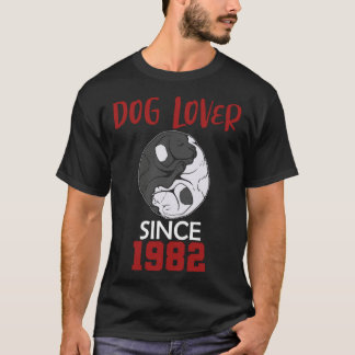 Dog  since 1982 t-shirt