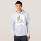Dog Sketch Hoodie (Voorkant volledig)