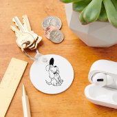 Dog Sketch Sleutelhanger