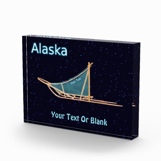 Dog Sled - Alaska Fotoblokken (Rechts)