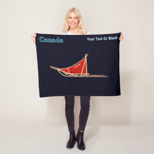 Dog Sled - Canada Fleece Deken