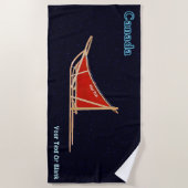 Dog Sled - Canada Strandlaken (Voorkant)