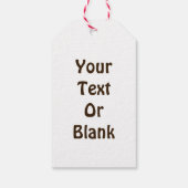 Dog Sled on Cariou Fur Cadeaulabel (Achterkant)