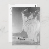 Dog Sled Team Resting door Iceberg Briefkaart (Voorkant / Achterkant)