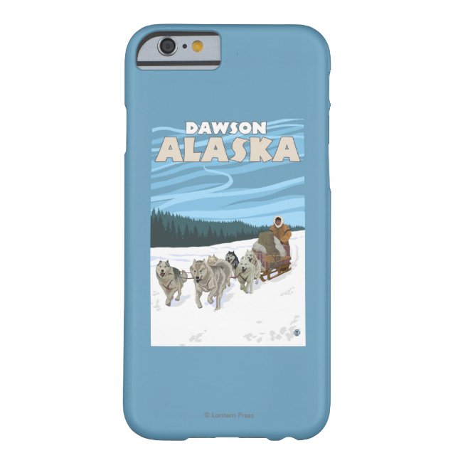 Dog Sledding Scene - Dawson, Alaska Case-Mate iPhone Case (Achterkant)