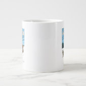 Dog Sledding Scene - Katmai, Alaska Jumbo Beker (Voorkant)