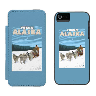 Dog Sledding Scene - Yukon, Alaska