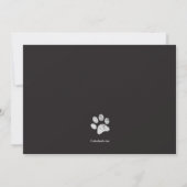 Dog Sorry voor uw verlies Kaart (Achterkant)