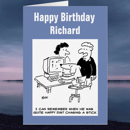 Dog speelt op een computer