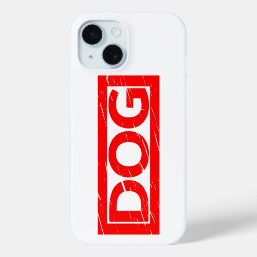 Dog Stamp Case-Mate iPhone Case (Achterkant)