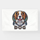 Dog Sticker Spandoek (Horizontaal)